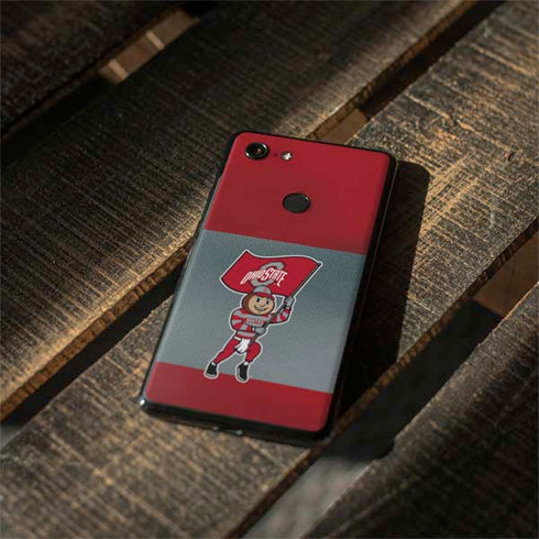 Ohio State University OSU Buckeyes Flag Google Pixel 3 Skin